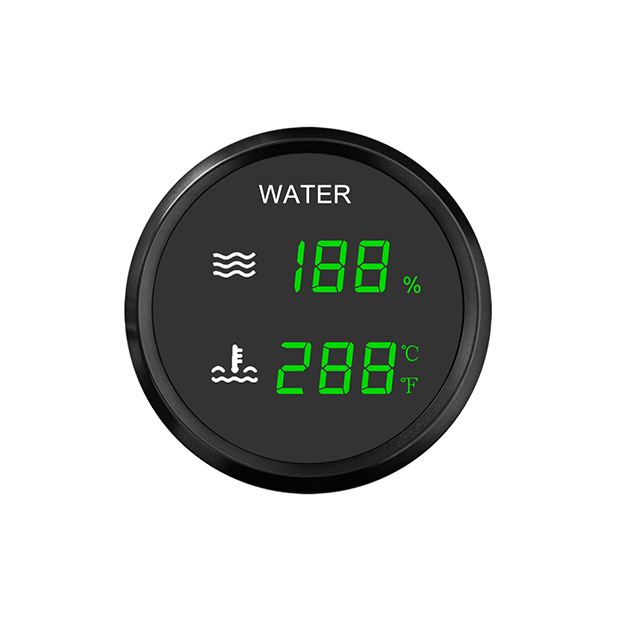 Dual Digital Gauge Water Level Water Temperature